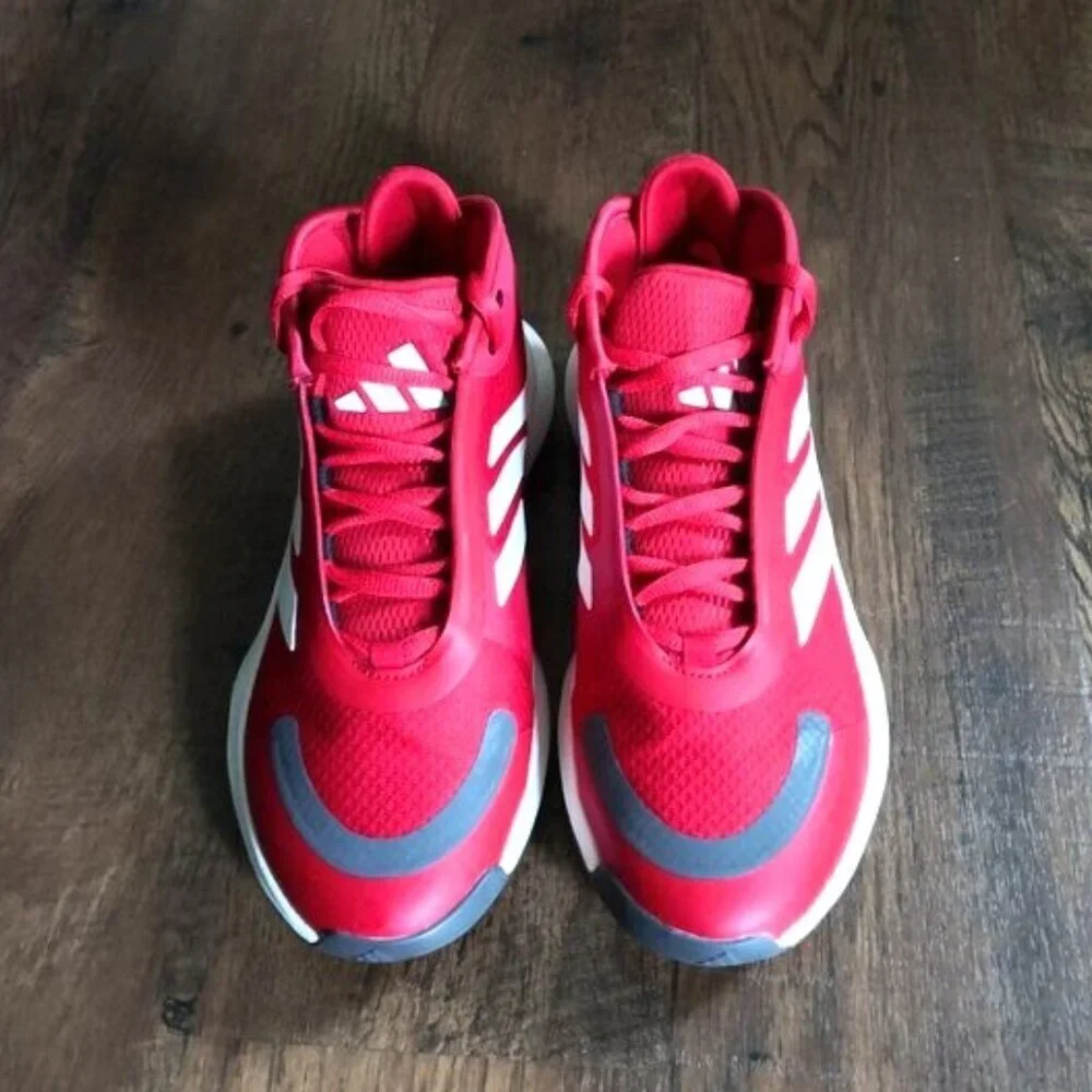 adidas‎ Originals Unisex-Adult Bounce Legends Sneaker Red Size US 8.5/EU 42